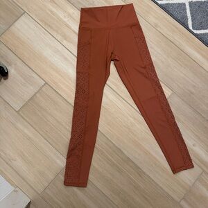 Burnt Orangee Aeire Leggings
